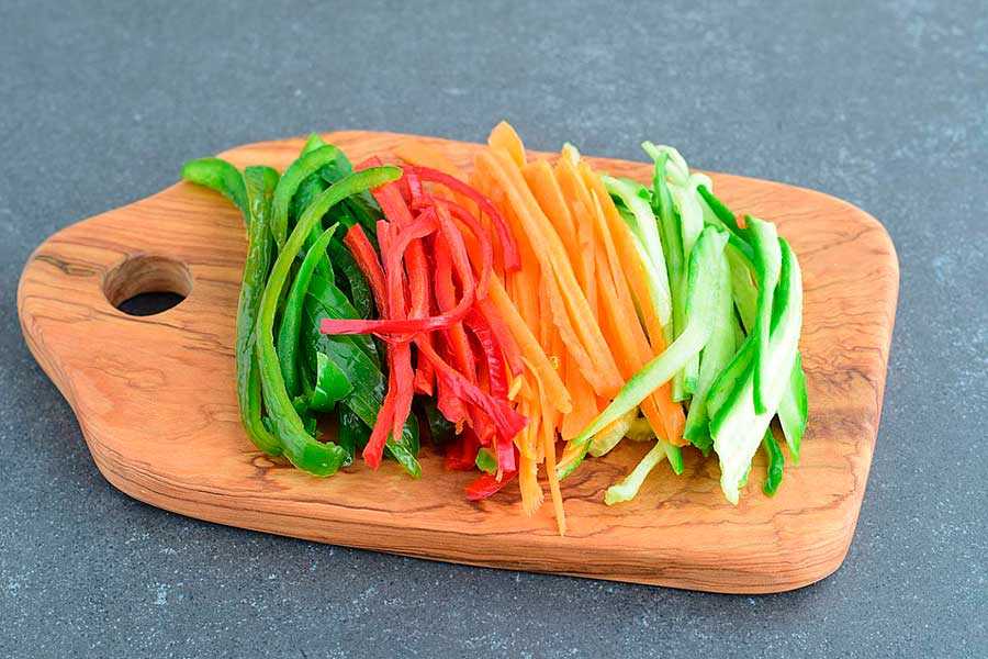 6 cortes de vegetales que debes saber